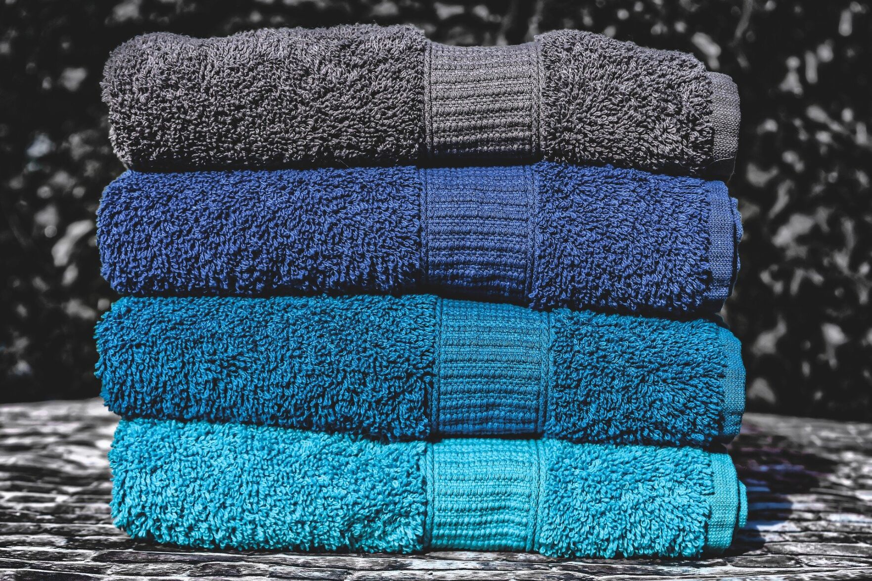 Hang towels to dry